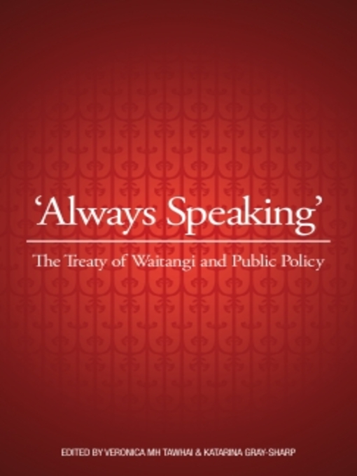 Title details for Always Speaking by Veronica Tawhai - Available